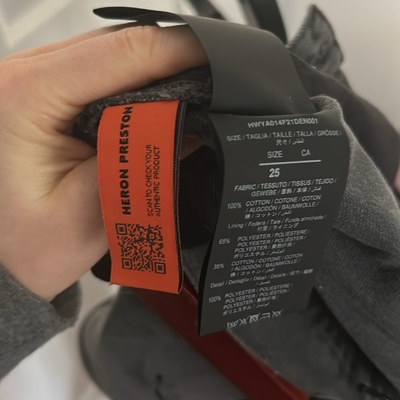 Heron Preston Acid Wash Pence Regular Jeans - Picture 7 of 7